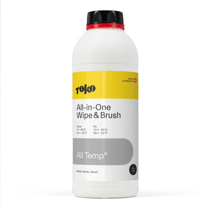TOKO All-in-one Wipe&Brush Uniwersal - uniwersalny smar w płynie, 250ml