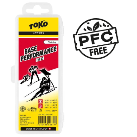 TOKO Base Performance Hot Wax red - smar bazowy czerwony,120g