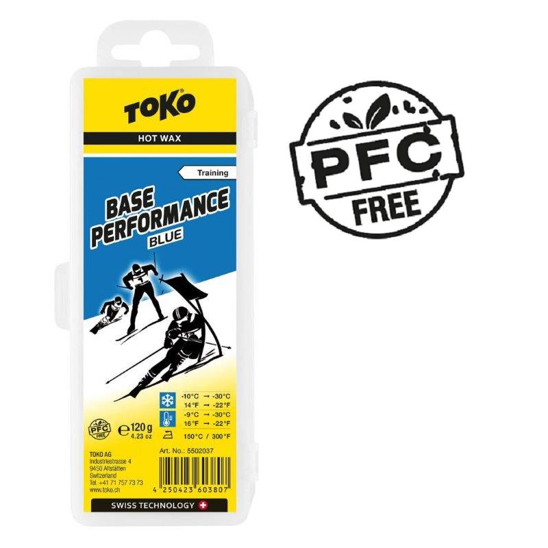 TOKO Base Performance Hot Wax blue - smar bazowy niebieski,120g