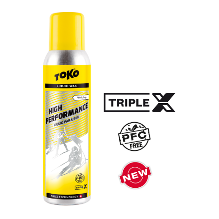 TOKO TRIPLE X High Performance Liquid Paraffin yellow - smar sportowy w sprayu, 125ml