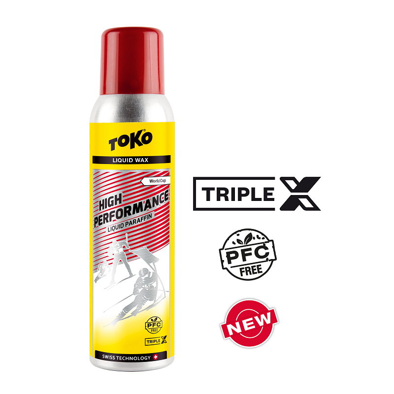 TOKO TRIPLE X High Performance Liquid Paraffin red - smar sportowy w sprayu, 125ml