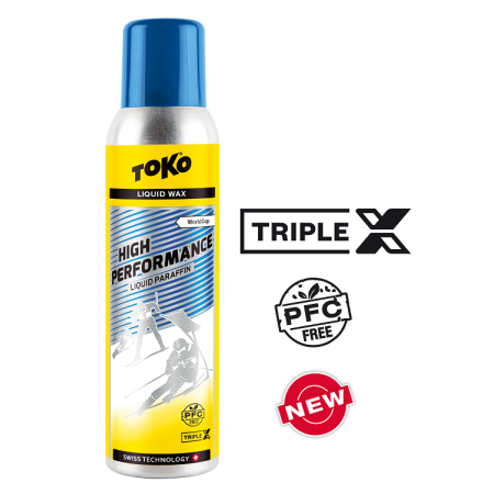 TOKO TRIPLE X High Performance Liquid Paraffin blue - smar spotowy w sprayu, 125ml