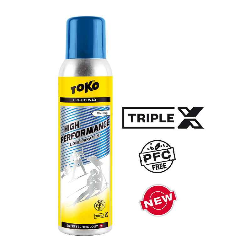 TOKO TRIPLE X High Performance Liquid Paraffin blue - smar spotowy w sprayu, 125ml